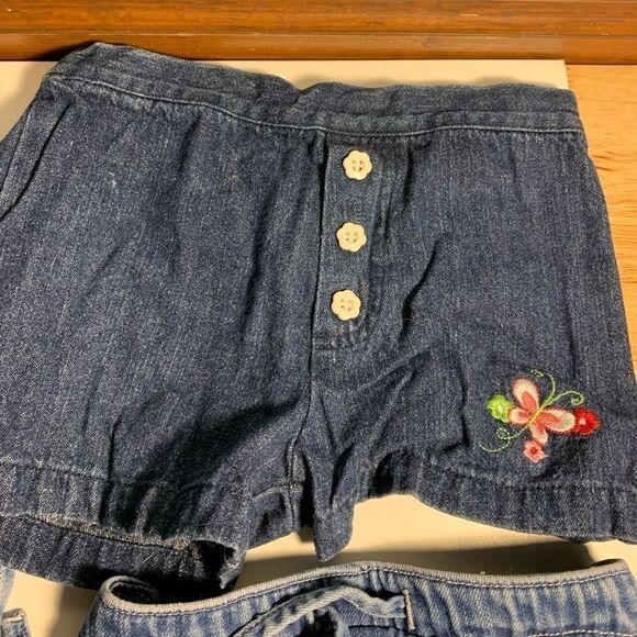 Set of 4 2T denim shorts different brands - Picture 4 of 11